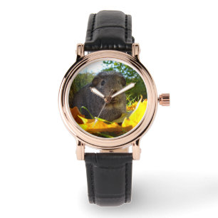 Niedliches Meerschweinchen in der Natur Armbanduhr