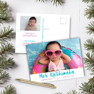 Niedliches Mele Kalikimaka Feiertagspostkarte