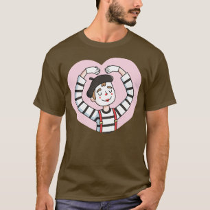 Niedliches Mime mit Liebe T-Shirt
