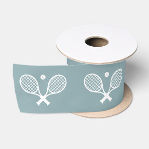Niedliches Minimalistisches Tennismuster Satinband
