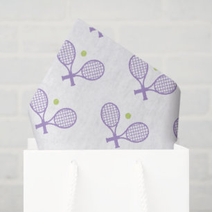 Niedliches Minimalistisches Tennismuster Seidenpapier