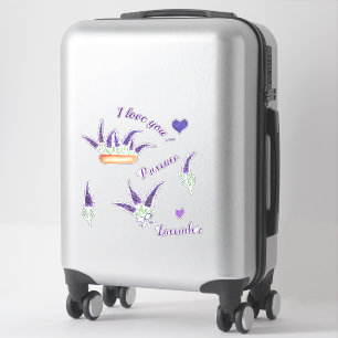 Niedliches Minimalistisches Wasser Provence delika Aufkleber