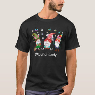 Niedliches Mittagessen Lady Drei Bunny Gnomies Bun T-Shirt