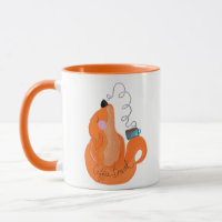 Niedliches, modernes Foxcoffee Break
