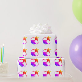 Niedliches, modernes, minimalistisches Bienendesig Geschenkpapier