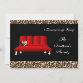 Niedliches modernes Möbelhaus Party Einladung