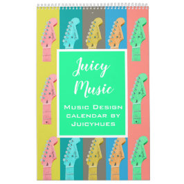 Niedliches modernes Musikgeschenk Kalender