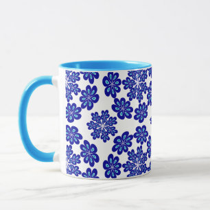 Niedliches, modernes und lustiges blaues Böse Auge Tasse