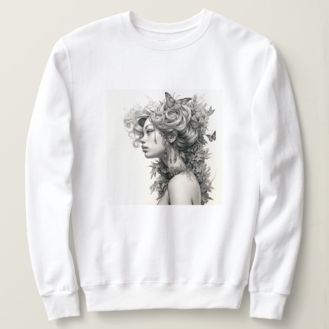Niedliches modernes ungewöhnliches Geschenk für ih Sweatshirt (Design vorne)