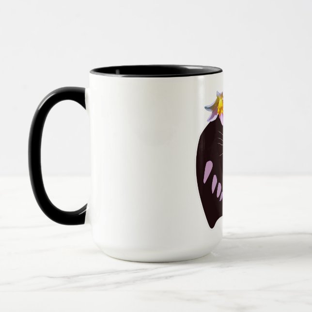 Niedliches Mole zeichne Combo-Tasse Tasse (Links)