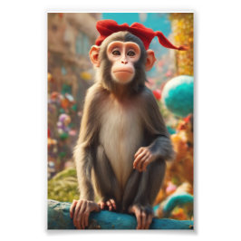 Niedliches Monkey Poster