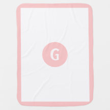 Niedliches Monogramm, leicht rosa, Personalisierte