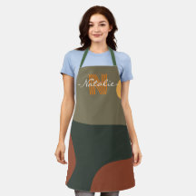 Niedliches Monogramm Smokyfarben Abstrakt, braun