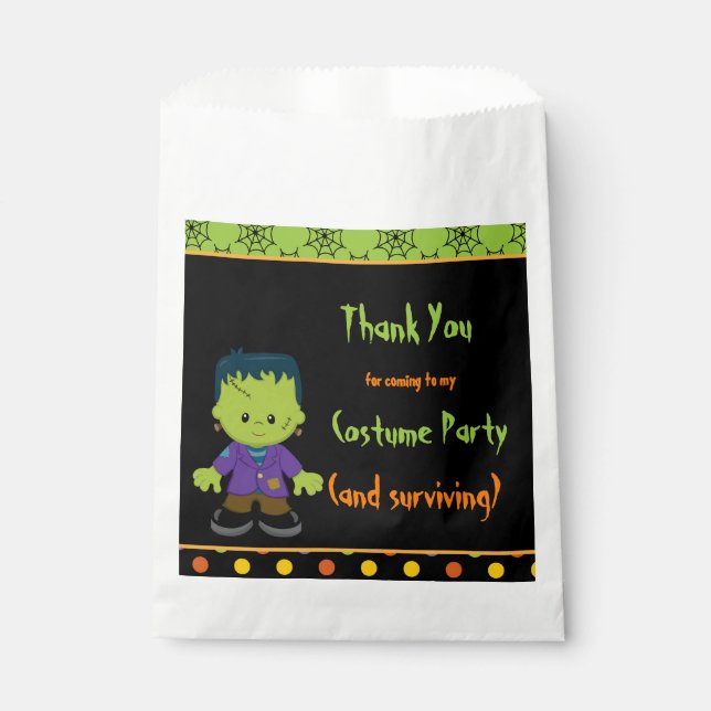 Niedliches Monster-Boy Halloween-Kostüm-Party Geschenktütchen (Vorderseite)