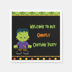 Niedliches Monster-Boy Halloween-Kostüm-Party Serviette