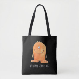 Niedliches Monster Candy Monogram Custom Halloween Tasche