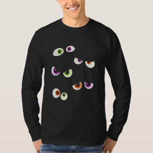 Niedliches Monster Eyes Halloween T-Shirt