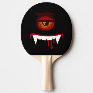 Niedliches Monster-Gesicht Tischtennis Schläger