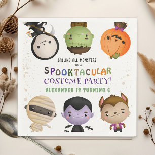 Niedliches Monster Kids Costume Halloween Party Serviette