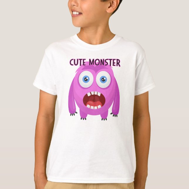 Niedliches Monster T-Shirt (Vorderseite)
