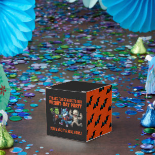Niedliches Monsterrific Fright Day Halloween-Party Geschenkschachtel