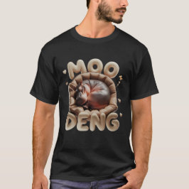 Niedliches Moo-Deng-Design für Pygmäen-Hippo T-Shirt