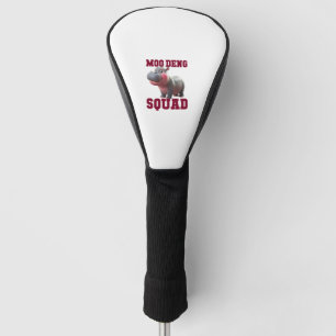 Niedliches MOO DENG SQUAD Baby Hippo Team Cheer Gi Golf Headcover