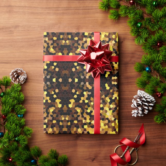 Niedliches Mosaikmuster Geschenkpapier (Feiertagsgeschenk)