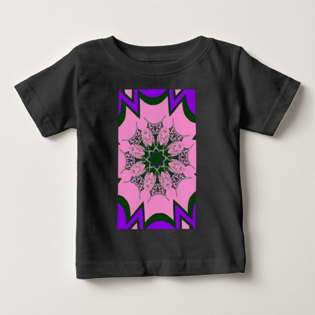 Niedliches Motiv für die bläserne Mode in Schwarz  Baby T-shirt (Vorderseite)