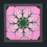 Niedliches Motiv für die bläserne Mode in Schwarz  Schachtel<br><div class="desc">Schwarz-Rosa Niedliche florale Motiv Motiv Monogram Art Print Einführung in die "Schwarz-Rosa Niedlich-Floral Motif Monogram Art Print", ein auffallendes und stilvolles Stück, das florale Eleganz mit modernem Flair verbindet. Der Text "Azusa" fügt eine einzigartige Touch hinzu und schafft so ein modernes und auffälliges Stück, das perfekt dazu geeignet ist, jedem...</div>