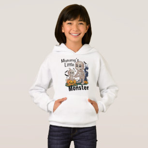 Niedliches Mummy's Little Monster Funny Halloween  Hoodie