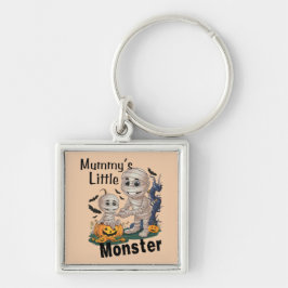 Niedliches Mummy's Little Monster Funny Halloween  Schlüsselanhänger