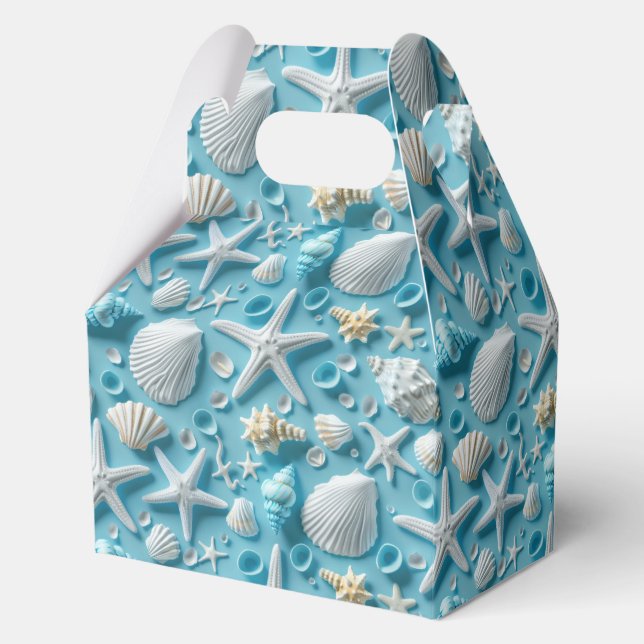 Niedliches Muschelgeflecht Party Geschenkschachtel (Vorderseite)