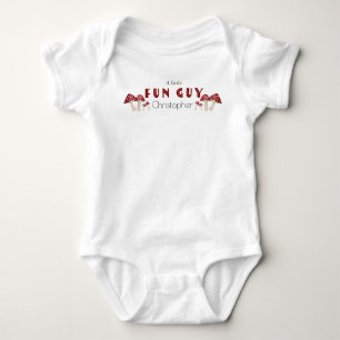 Niedliches Mushroom Kleines Fun Typ Kinderduschges Baby Strampler