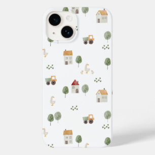 Niedliches Muster der Aquakultur Case-Mate iPhone 14 Hülle