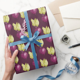 Niedliches Muster für Beerenwasser Geschenkpapier