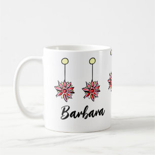 Niedliches Muster für klassische Blume, kundenspez Kaffeetasse