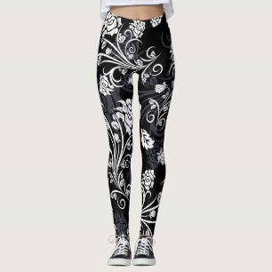 Niedliches Muster für schöne, bläserne Blume Leggings