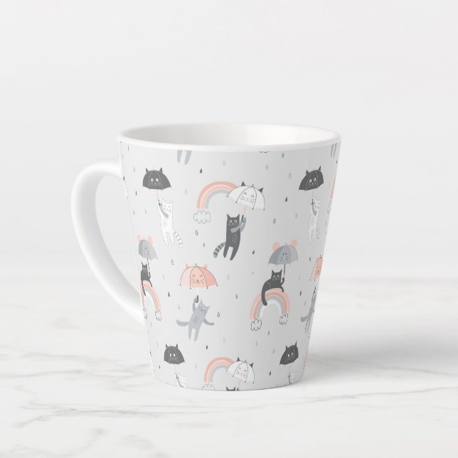 Niedliches Muster Milchtasse (Linke Ecke)