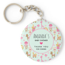 Niedliches Muster mit Happy Animals & Toys Baby Du
