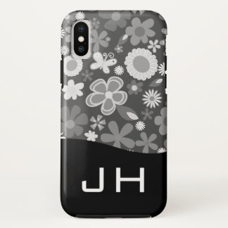 Niedliches Muster mit zwei Buchstaben, Monogramm Case-Mate iPhone Hülle