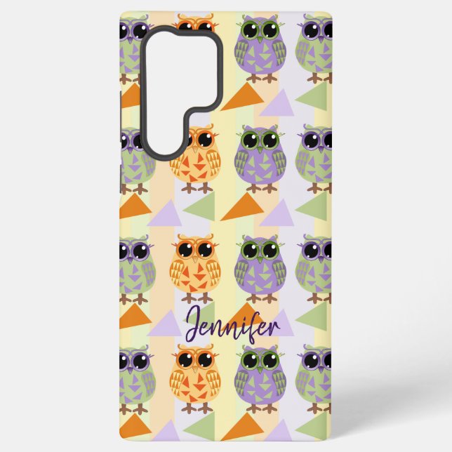 Niedliches Muster Owls Case Mate Samsung Fall Galaxy Hülle (Rückseite)