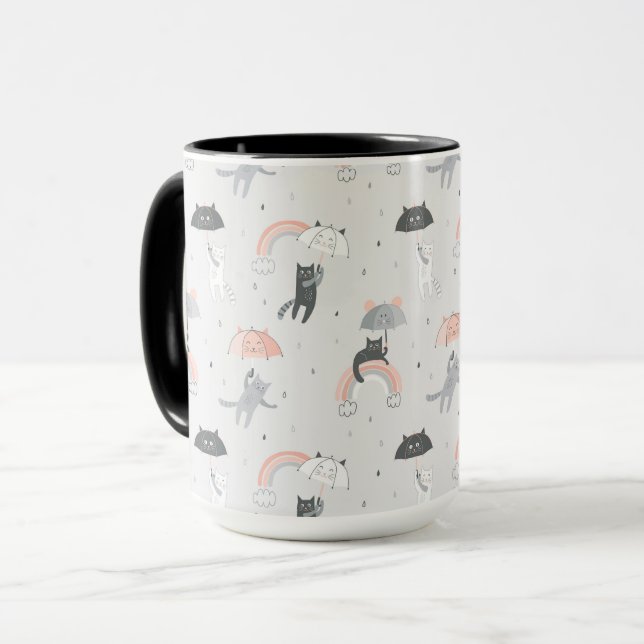 Niedliches Muster Tasse (Vorderseite Links)