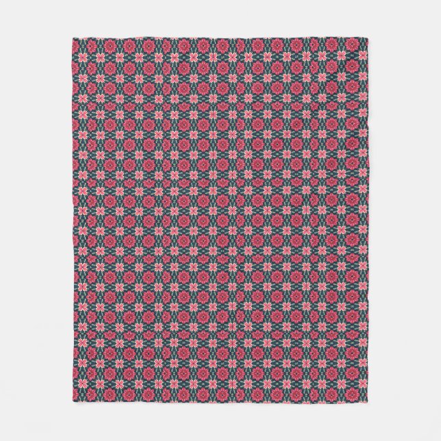 Niedliches nahtloses einheitliches Blumendesign fü Fleecedecke (Vorderseite)