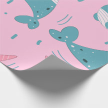 Niedliches Narwhal-Muster
