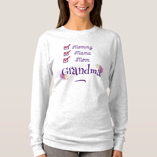 Niedliches neues Oma T-Shirt (Vorderseite)