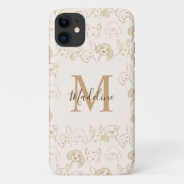 Niedliches neutrales Pop Hundeschema Case-Mate iPhone Hülle