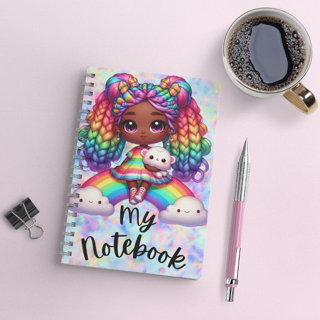 Niedliches Notebook / farbiges Rainbow-Notebook Notizbuch (Von Creator hochgeladen)
