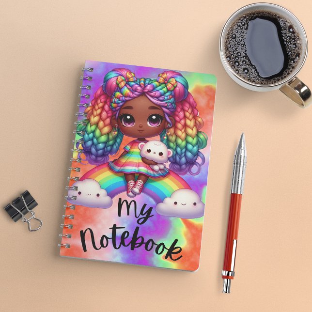 Niedliches Notebook / farbiges Rainbow-Notebook Notizbuch (Von Creator hochgeladen)