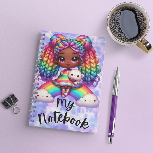 Niedliches Notebook / farbiges Rainbow-Notebook Notizbuch (Von Creator hochgeladen)
